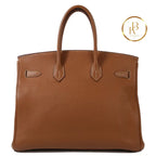 Birkin 35 Gold Togo Handbags