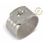 Kelly Diamond Bracelet Alligator Embossed