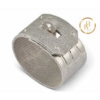 Kelly Diamond Bracelet Alligator Embossed