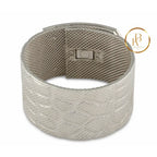 Kelly Diamond Bracelet Alligator Embossed