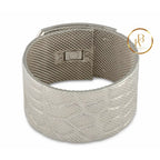 Kelly Diamond Bracelet Alligator Embossed