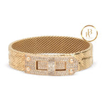 18K Rose Gold Diamond Kelly Bracelet