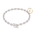 18K White Gold & Diamond Chaîne Dancre Necklace Necklace