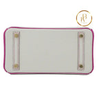 Birkin 25 Pearl Gray & Rose Purple Chevre (Special Order) Handbags
