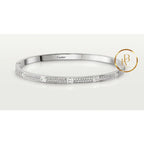 Love Bracelet Small Model Paved White Gold Bracelet