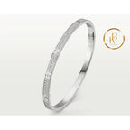 Love Bracelet Small Model Paved White Gold Bracelet