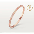 Love Bracelet Small Model Paved Rose Gold Bracelet