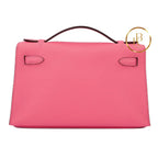 Kelly Pochette Rose Azalee Swift Handbags
