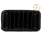 Birkin 25 Niloticus Crocodile Black Ghw Handbags
