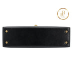 Kelly 20 Mini Ii Black Box-Calfskin Ghw Handbags