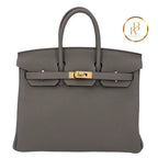 Birkin 25 Gris Meyer Togo Handbags