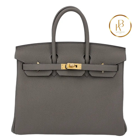 Birkin 25 Gris Meyer Togo Handbags