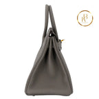 Birkin 25 Gris Meyer Togo Handbags