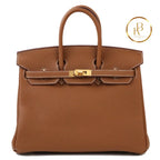 Birkin 25 Gold Togo Ghw Handbags