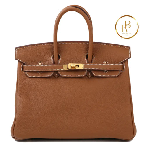 Birkin 25 Gold Togo Ghw Handbags