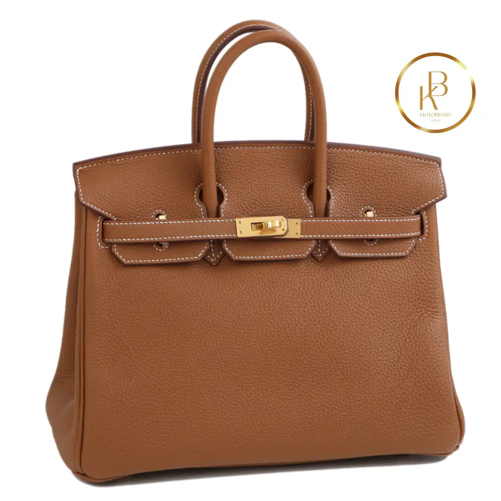 Birkin 25 Gold Togo Ghw Handbags