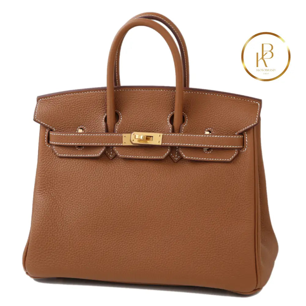 Birkin 25 Gold Togo Ghw Handbags