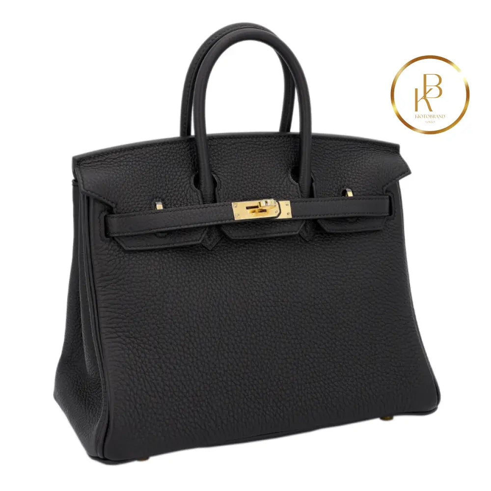 Birkin 25 Black Togo Ghw Handbags