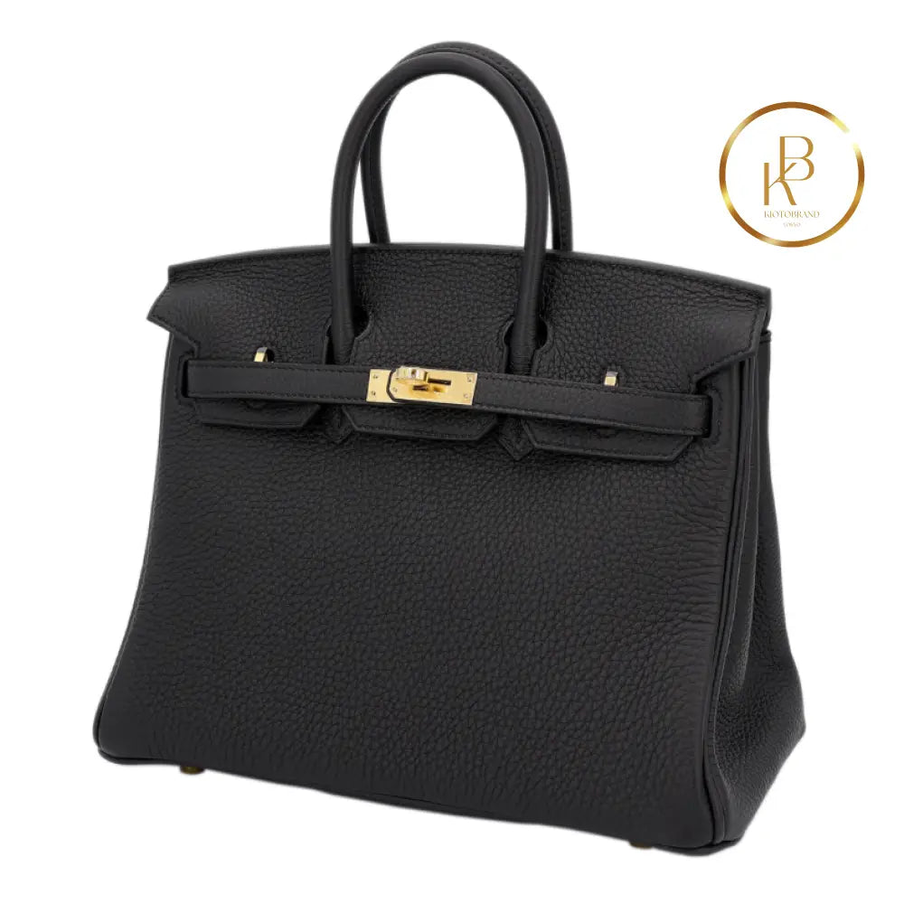 Birkin 25 Black Togo Ghw Handbags