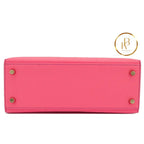 Kelly 25 Special Order Rose Azalee & Purple Epsom Handbags