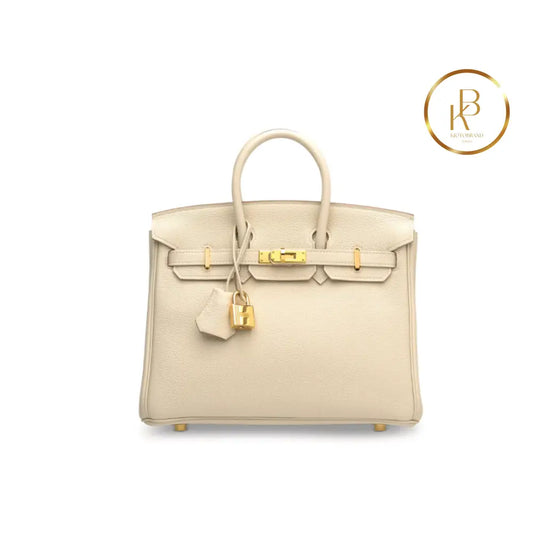 Birkin 25 Craie Togo Ghw Handbags