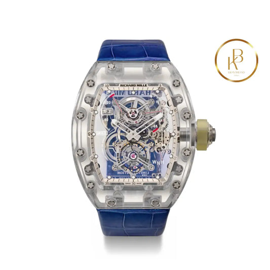 Richard Mille Extremely Rare Transparent Sapphire Crystal & Titanium Limited Edition Watches