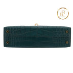 Kelly 20 Mini Ii Matte Alligator Vert Cypress Ghw Handbags