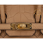Birkin 25 Chai Matte Alligator Ghw Handbags