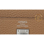 Kelly 25 Chai Togo Palladium Handbags
