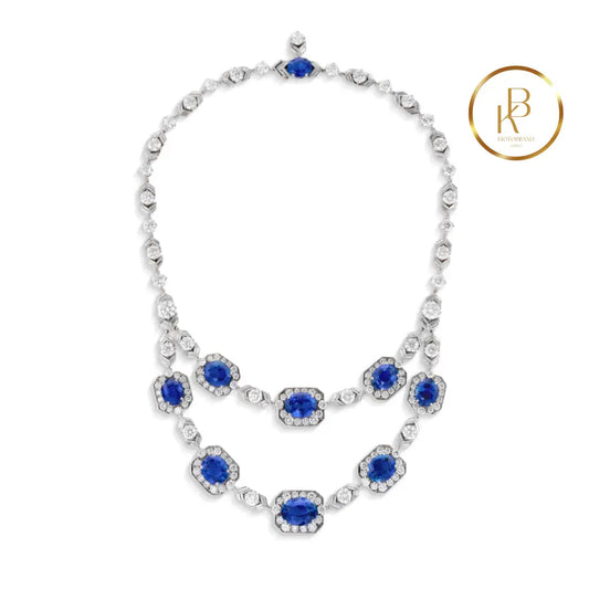 Bvlgari Sapphire & Diamond Necklace Necklace