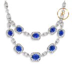 Bvlgari Sapphire & Diamond Necklace Necklace
