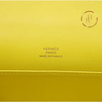 Kelly Pochette Lime Swift Ghw Handbags