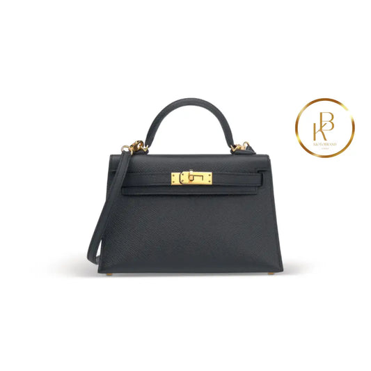 Kelly 20 Black Epsom Ghw Handbags