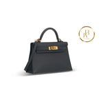 Kelly 20 Black Epsom Ghw Handbags