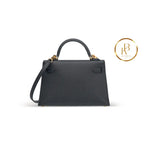 Kelly 20 Black Epsom Ghw Handbags