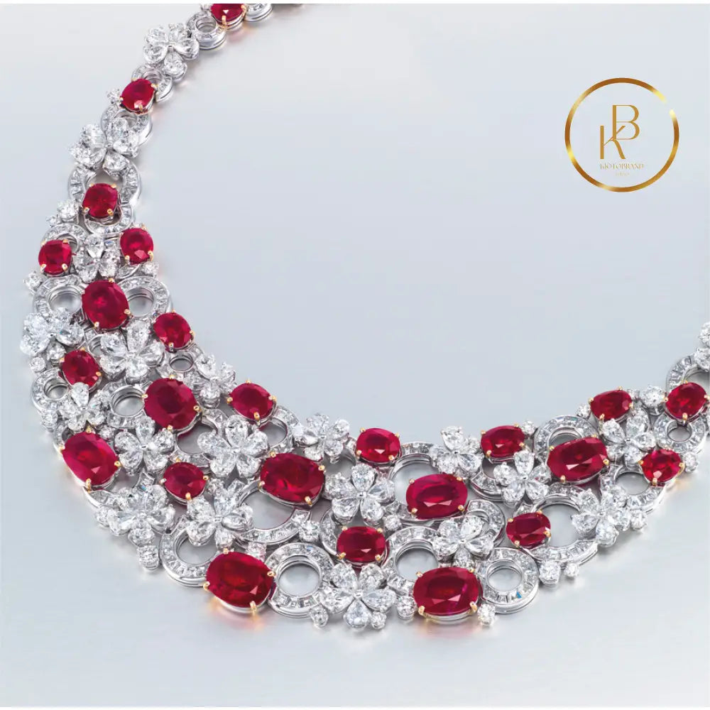 Bvlgari Ruby & Diamond Necklace (Exclusive) Necklace