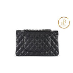 Black Caviar Medium Classic Double Flap Handbags