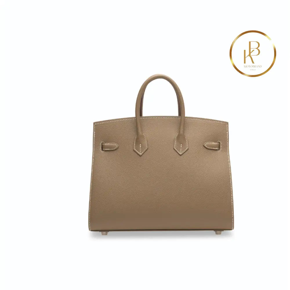 Birkin 25 Etoupe Epsom Palladium Handbags