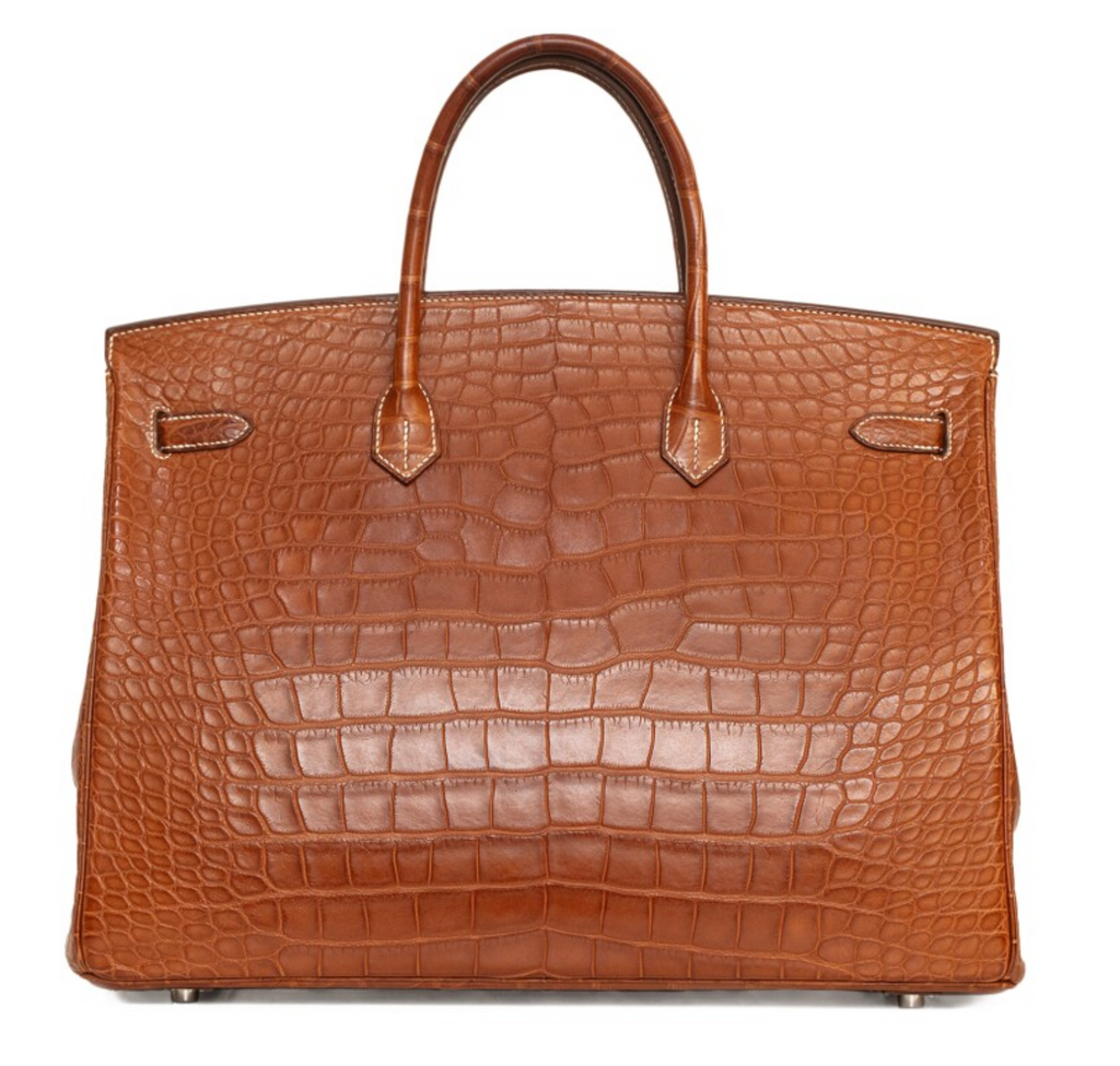 Birkin 40 Barenia Fauve Matte Mississippiensis Alligator
