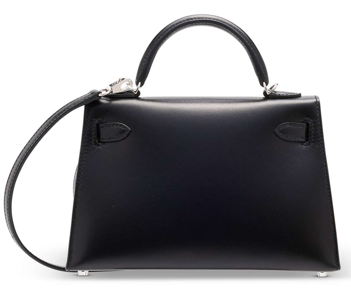 Kelly II 20 Clouté in Black Box Calfskin Limited Edition