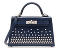 Kelly II 20 Clouté in Bleu Abysse Box Calfskin Limited Edition