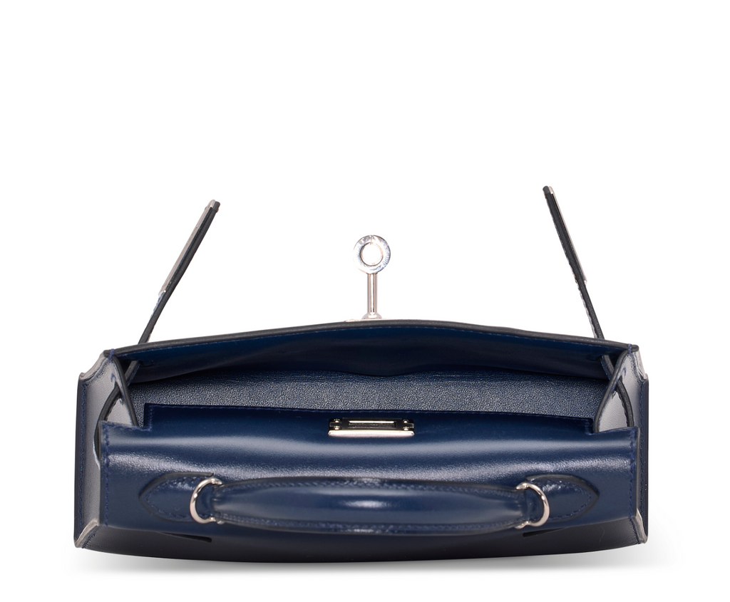 Kelly II 20 Clouté in Bleu Abysse Box Calfskin Limited Edition