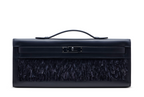 Kelly Cut Black Box Calfskin Feathers & Black PVD Hardware (So Black Edition)