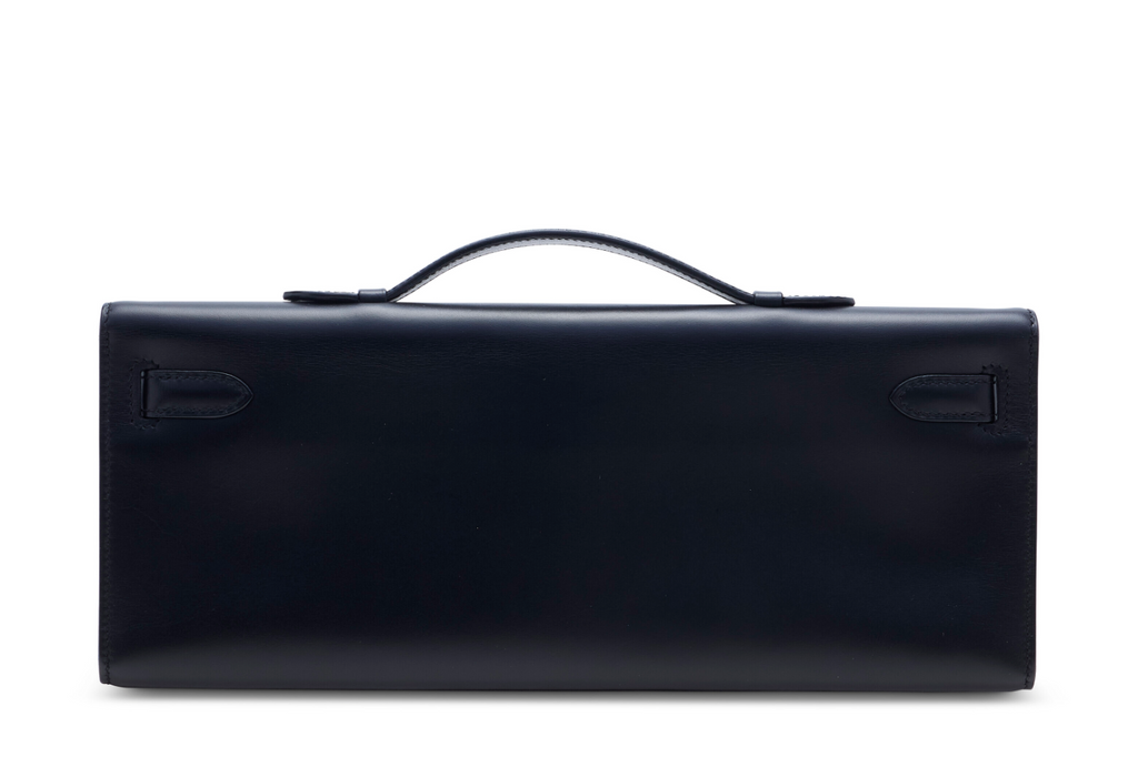 Kelly Cut Black Box Calfskin Feathers & Black PVD Hardware (So Black Edition)