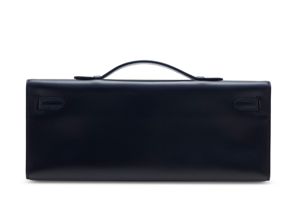 Kelly Cut Black Box Calfskin Feathers & Black PVD Hardware (So Black Edition)
