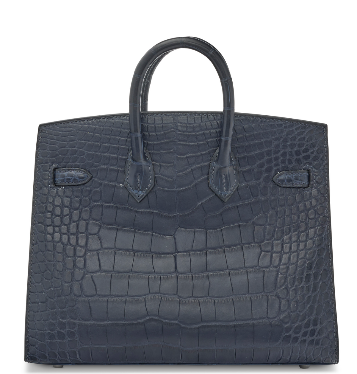 Birkin 20 Matte Bleu Alligator Palladium