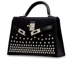 Kelly II 20 Clouté in Black Box Calfskin Limited Edition