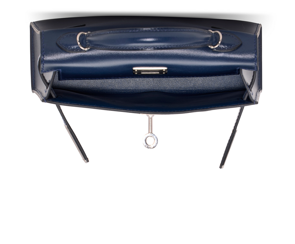 Kelly II 20 Clouté in Bleu Abysse Box Calfskin Limited Edition