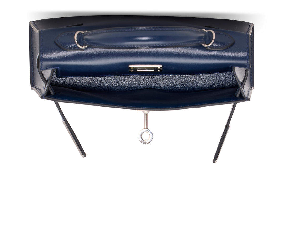 Kelly II 20 Clouté in Bleu Abysse Box Calfskin Limited Edition