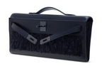 Kelly Cut Black Box Calfskin Feathers & Black PVD Hardware (So Black Edition)